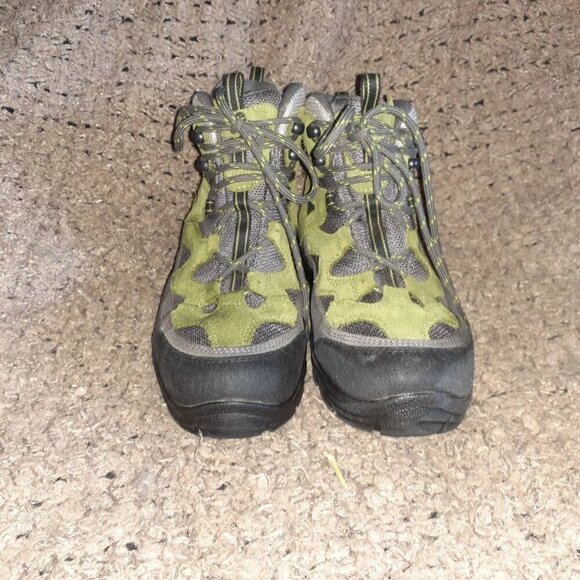 ZAMBERLAN-QUANTUM GTX-Green Suede/Leather-Hiking/Trail Boots-Sz 37-Near Mint - Picture 3 of 8